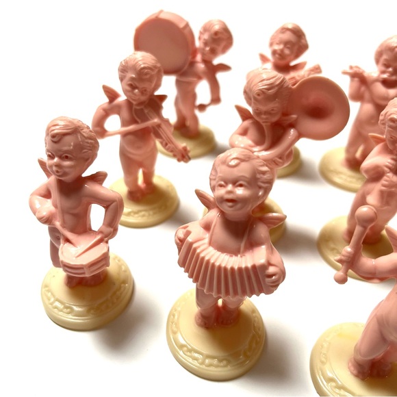 Vintage Angel Cherub Orchestra Marching Band 1950s Hartland Plastics - Picture 2 of 7